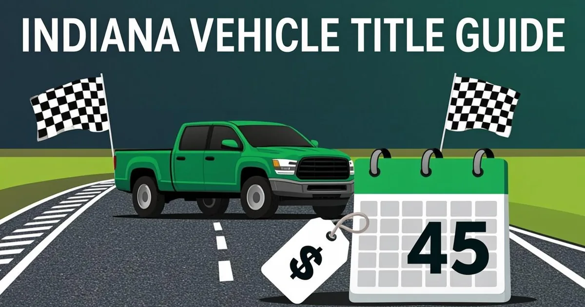 Indiana Vehicle Title Guide: Replacement, Transfer, Fees, and Forms (2026)