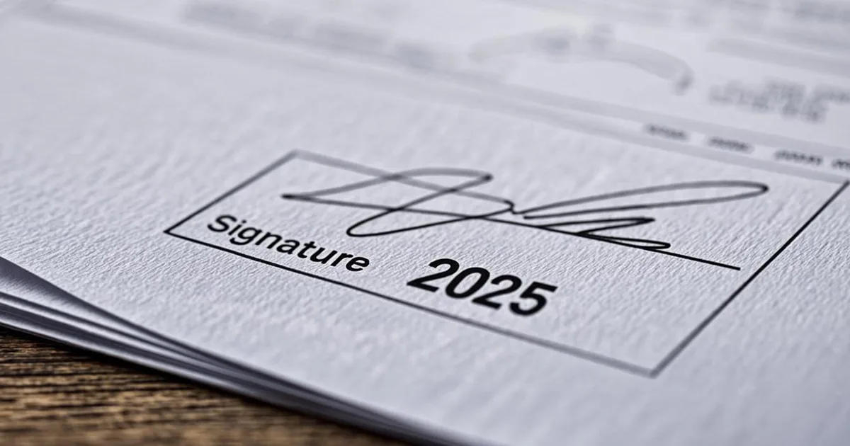 Car title with lien released signature from lender in the lienholder section