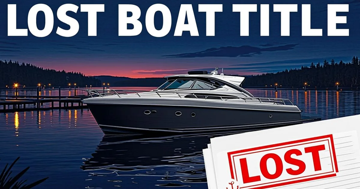 Lost Boat Title? Step-by-Step Replacement Guide by State (2026)