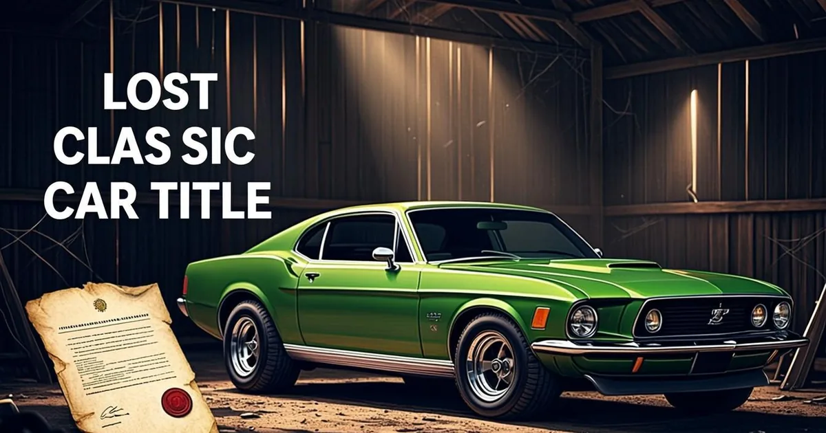 Lost Title for a Classic Car? Special Rules for Pre-1981 Vehicles (2026)