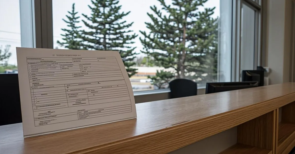 Maine MVT-8 duplicate title application for the BMV in Augusta