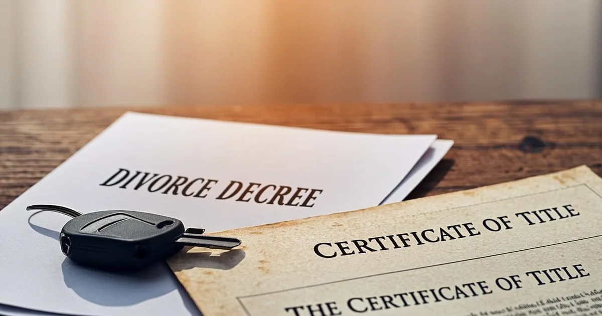 How to Transfer a Vehicle Title After a Divorce (Step-by-Step 2026)