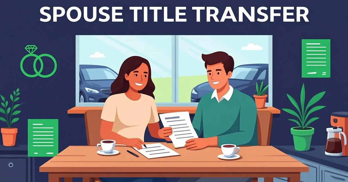 Transferring a Vehicle Title Between Spouses: Community Property Rules (2026)