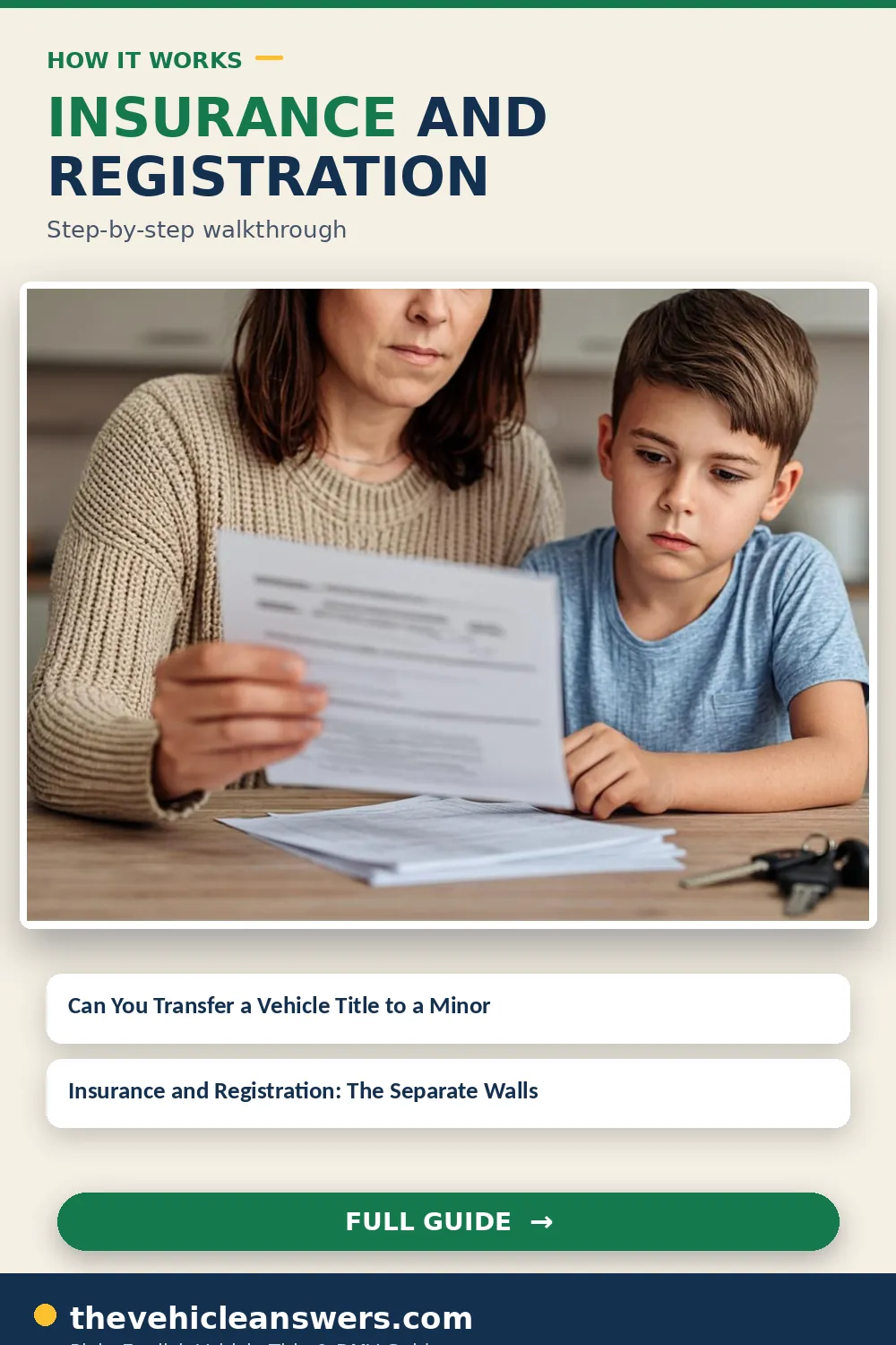 Can You Transfer a Vehicle Title to a Minor? Rules, Workarounds, and State Approaches — completing the required steps